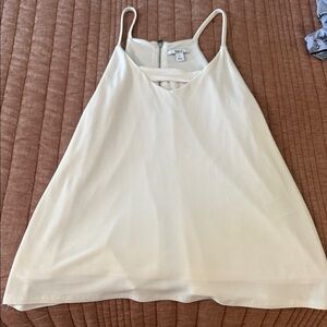 cream summer dressy tank top